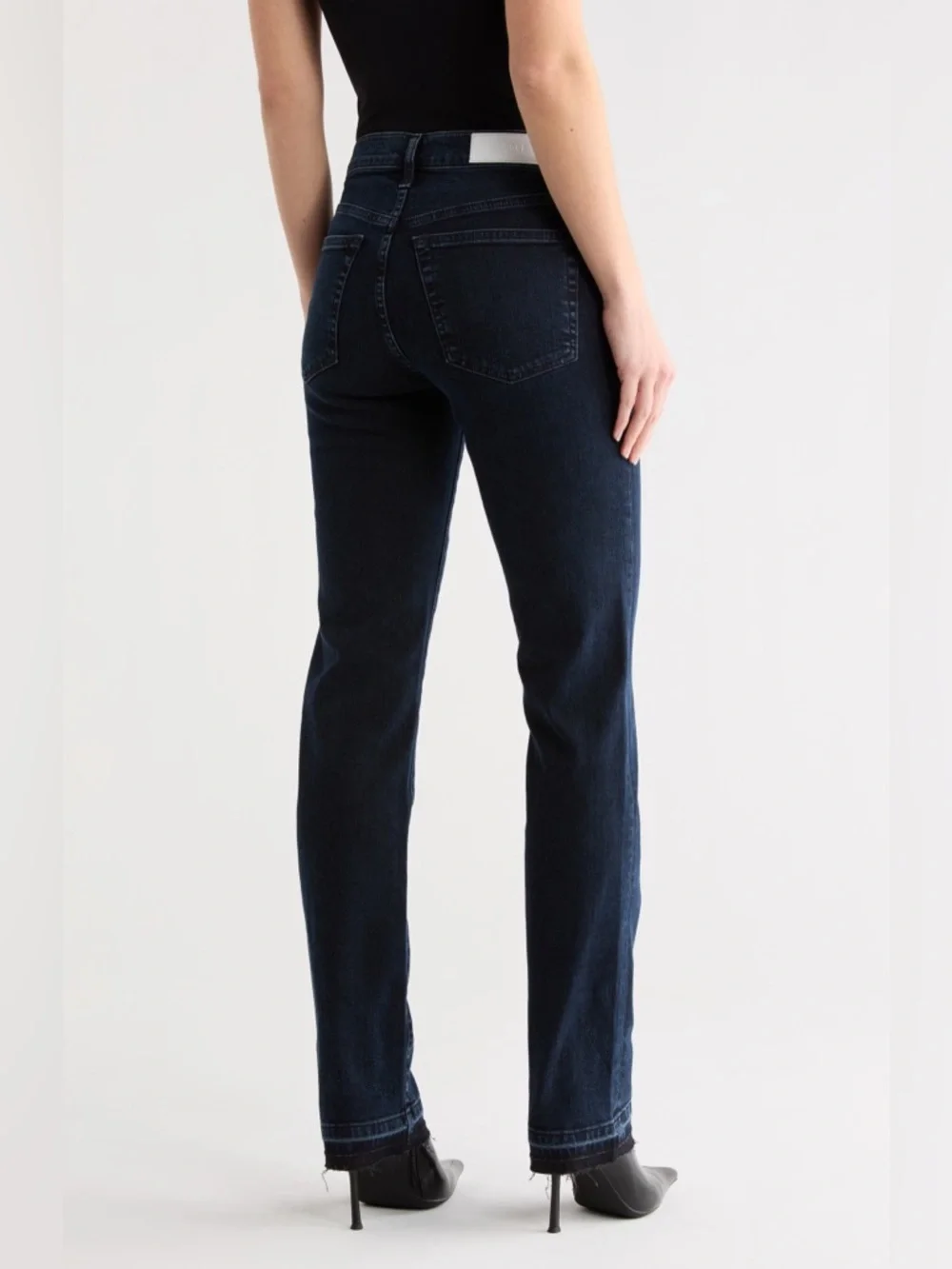 RE/DONE Super Slim Jeans Blackened Blue Size 25